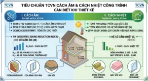 Tiêu chuẩn TCVN cách âm cách nhiệt công trình: phân biệt cách âm, tiêu âm và cách nhiệt